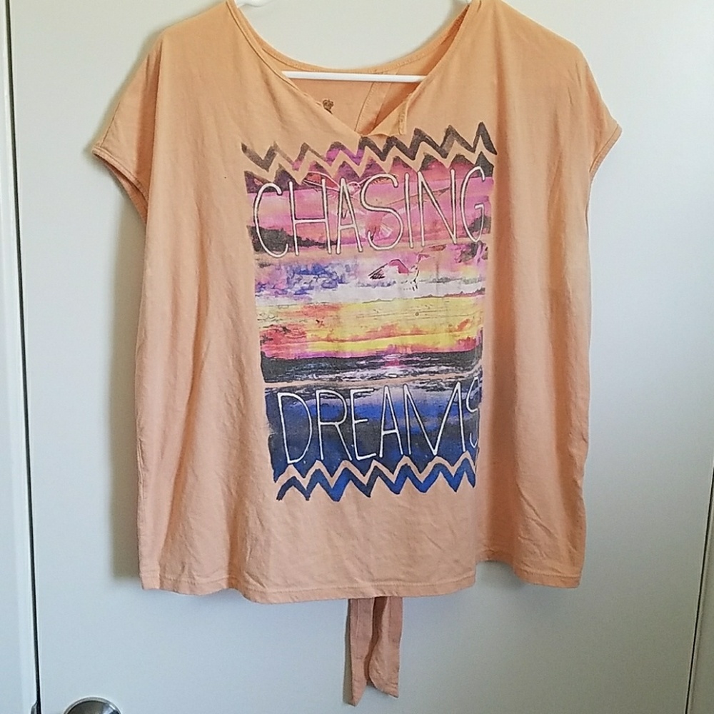 Slit back shirt